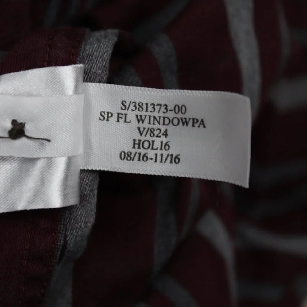 Banana Republic Luxe Flannel Shirt Adult XL Red Camden Fit‎ Cotton L/S Button Up